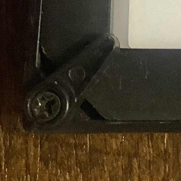 Set of 4 Wall Hanging Picture Frames 6" Square Plastic & Glass Black - Picture 8 of 8